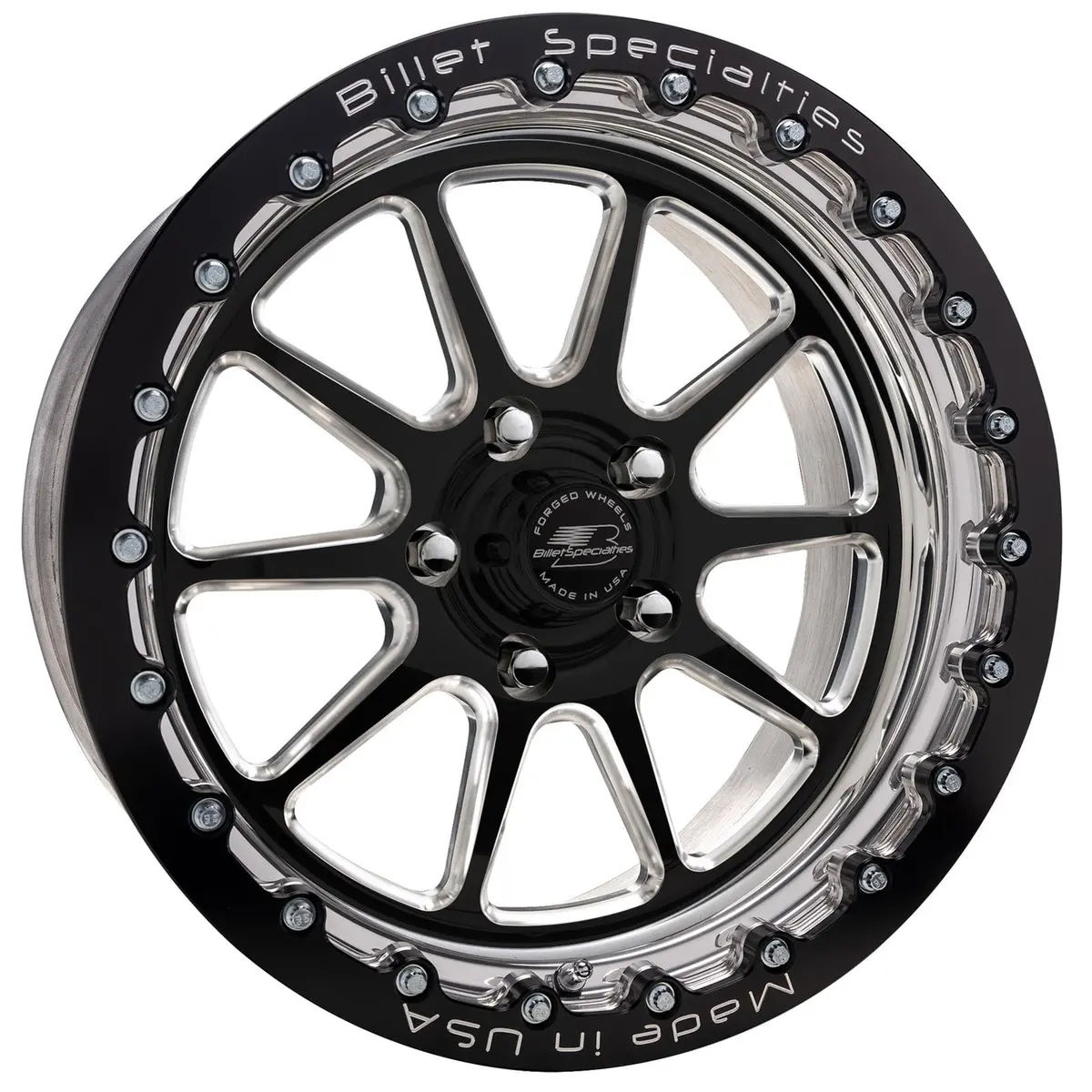 Billet Specialties Amc40 Double Beadlock Wheel – Black Satin Finish (Amcb40Db515) 1