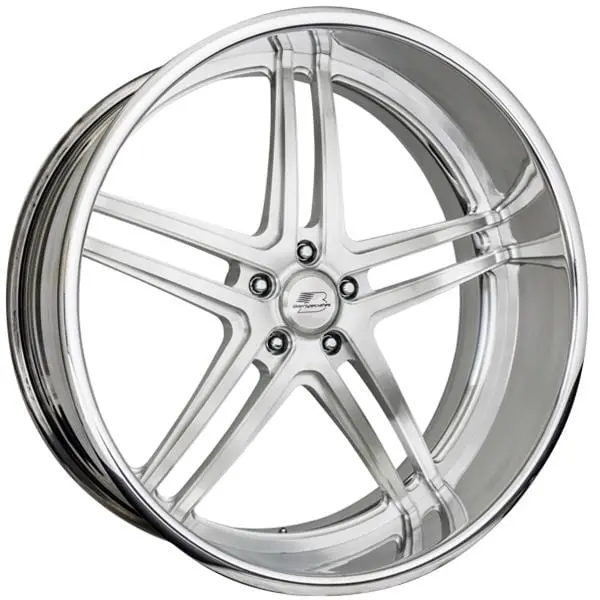 Billet Specialties Dt98205 Blvd-Series 98Mm Polished Custom Wheels – 5-Lug Design 1