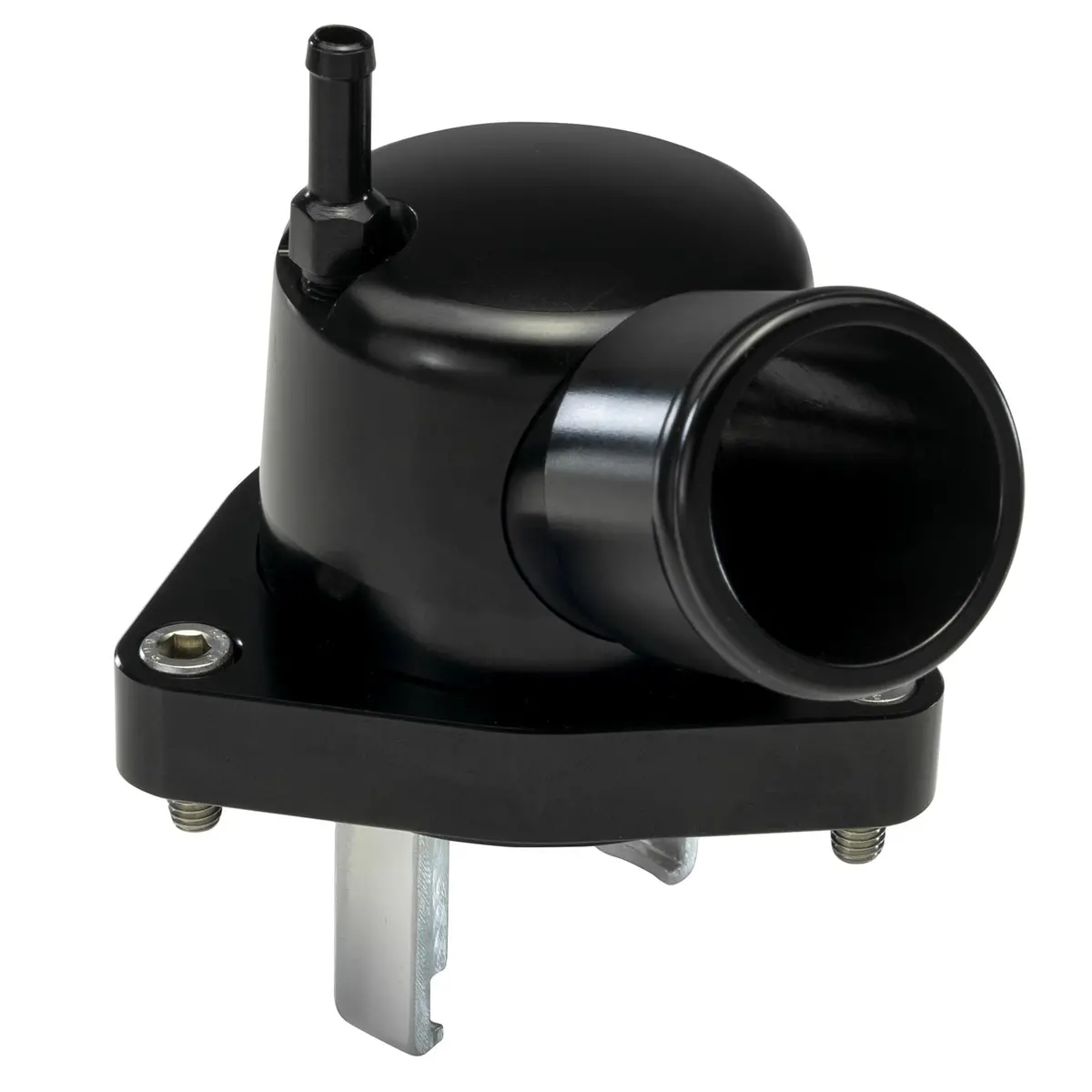 Billet Specialties Thermostat Housing – Black Anodized Blk90520 1