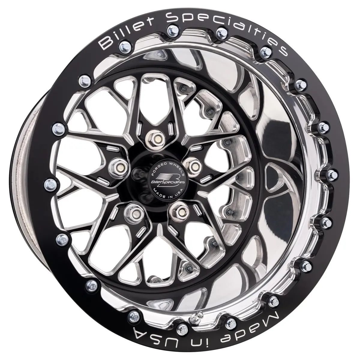 Billet Specialties Brdb07510L7355 Forged Aluminum Wheel – 17X5.5 Inch, 5X4.75 Bolt Pattern 1