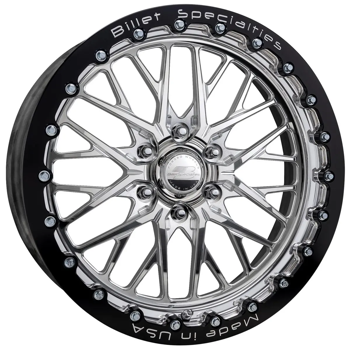 Billet Specialties Rs76780S5068 Forged Aluminum Drag Racing Wheel – 15X6 Inch 1