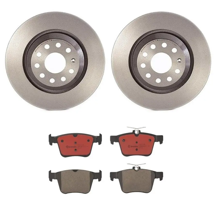 Brembo Kt00825 Front And Rear Brake Kit – Ceramic Pads & Drilled Rotors 1