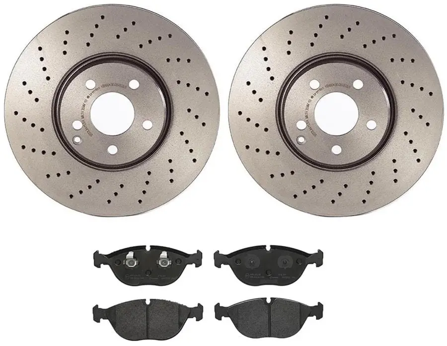 Brembo Kt04086 Brake Pad And Rotor Combo Kit 1