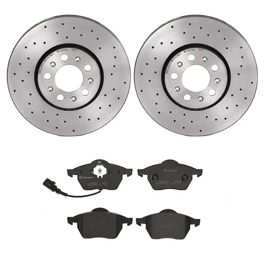 Brembo Ktx4091 Premium Brake Pad And Rotor Kit 1