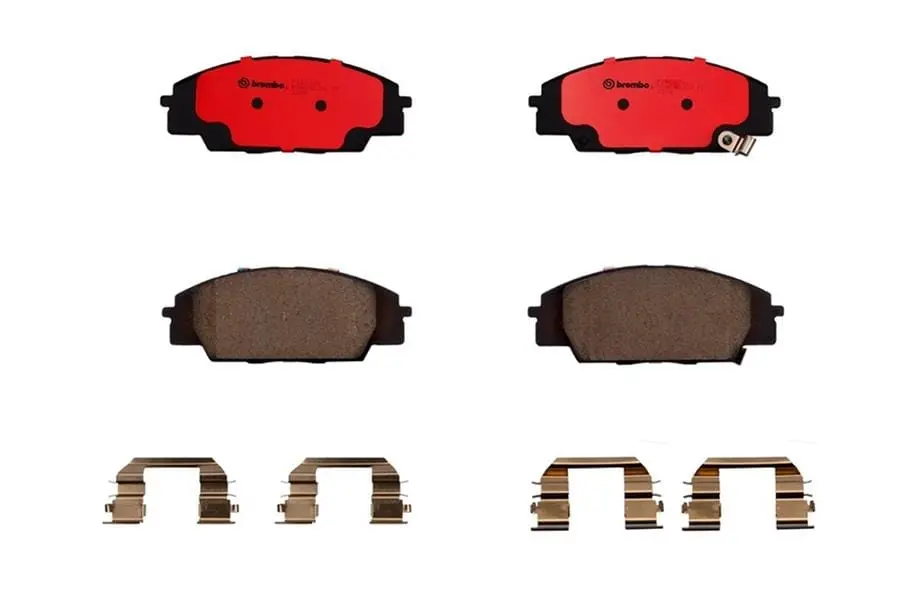 Brembo Nao Ceramic Brake Pads – Low-Dust, High-Torque Friction Material (P28032N) 1