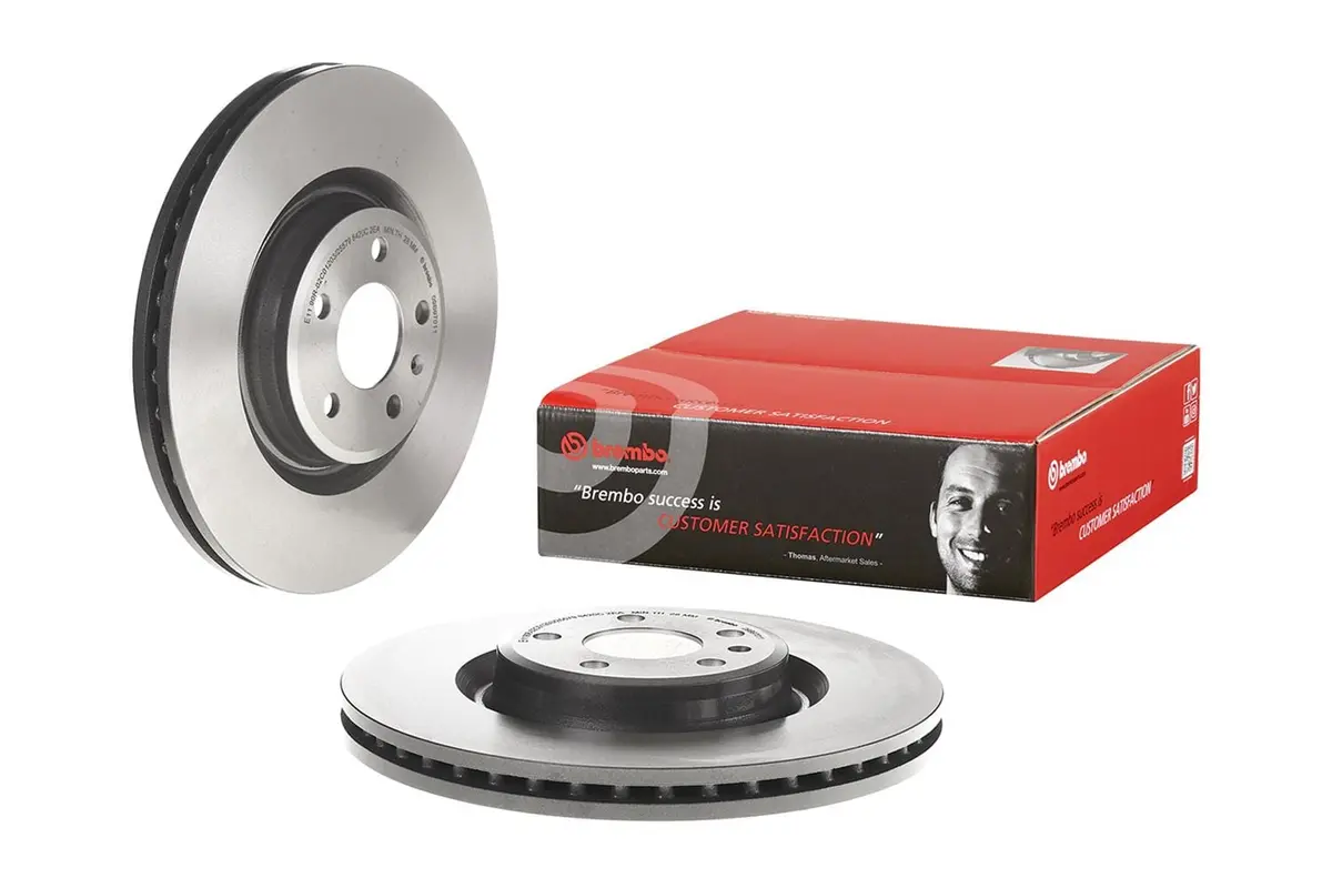 Brembo 09.B970.11 Uv-Coated Premium Brake Rotors 1