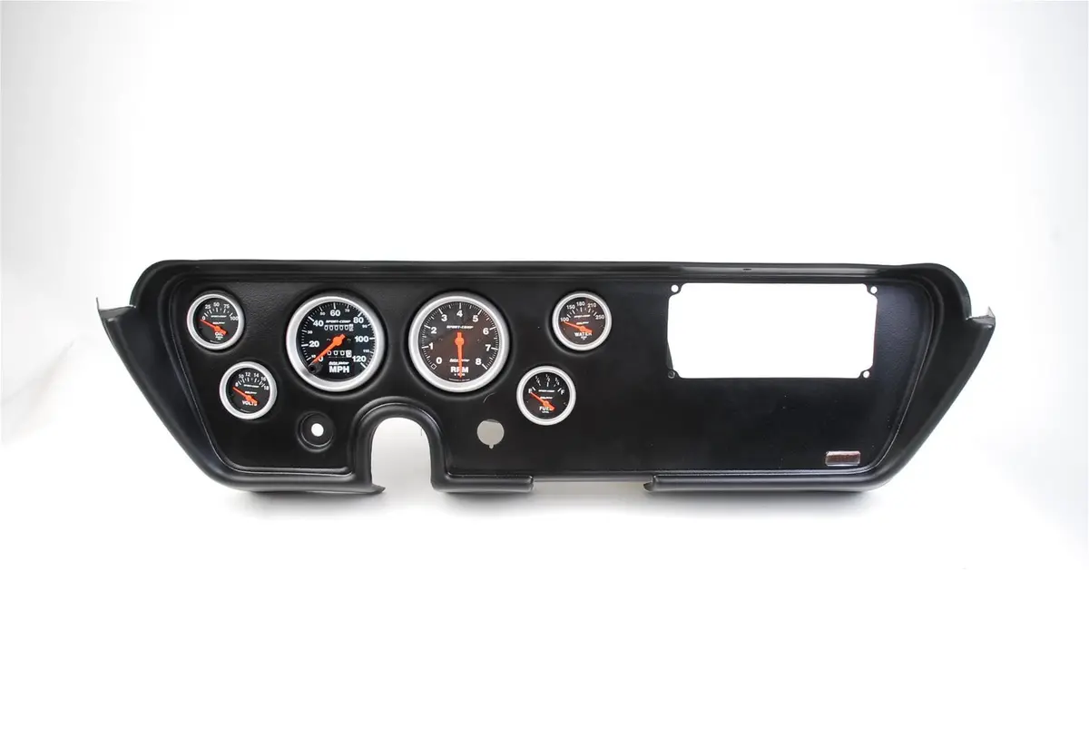 Classic Thunder Road Instrument Panel - Pre-Wired With Autometer Gauges, Vintage Style 1