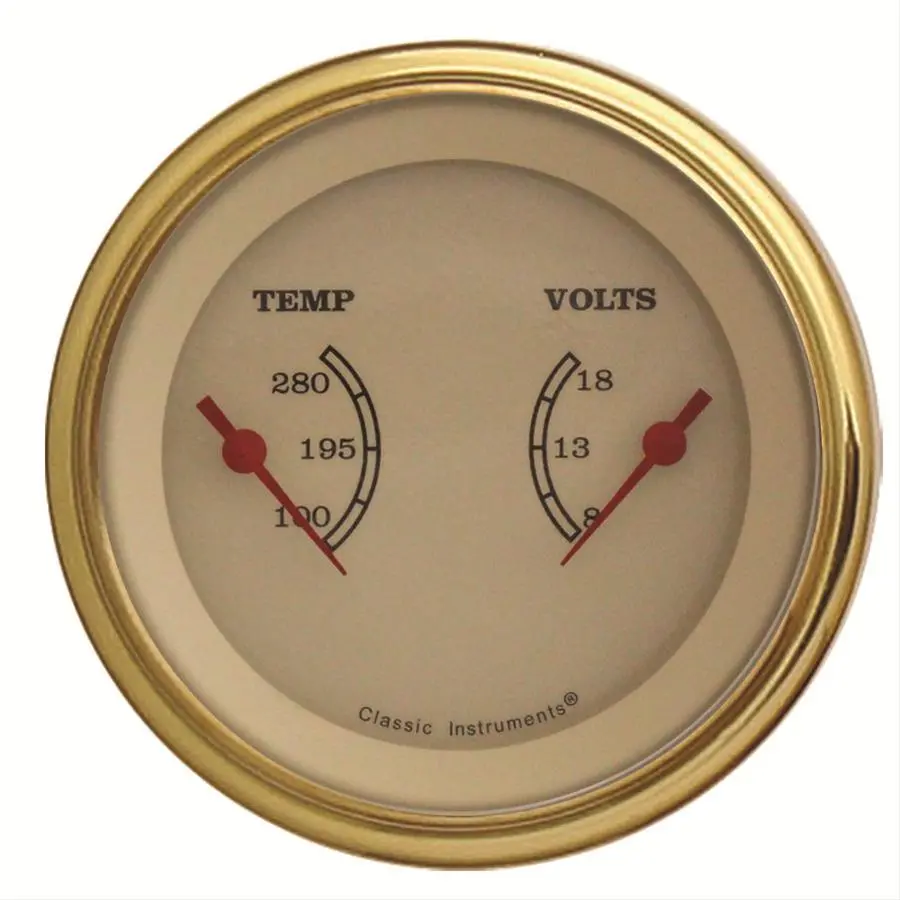 Classic Instruments Vt74Glc Vintage Series Gauge Cluster – Retro-Styled Analog Instrument Set 1