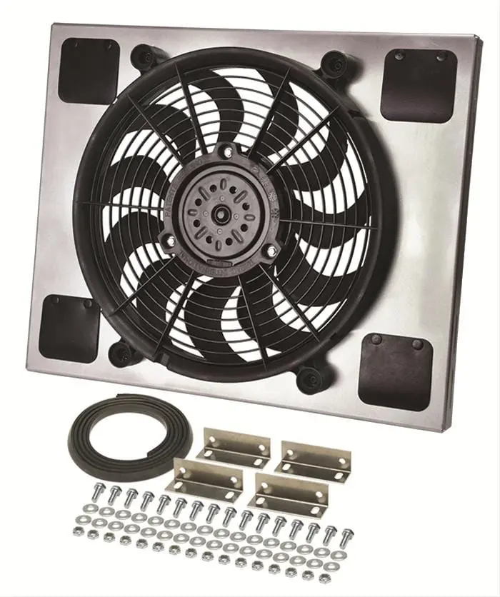 Derale 16820 High-Output Radiator Fan & Shroud Assembly 1