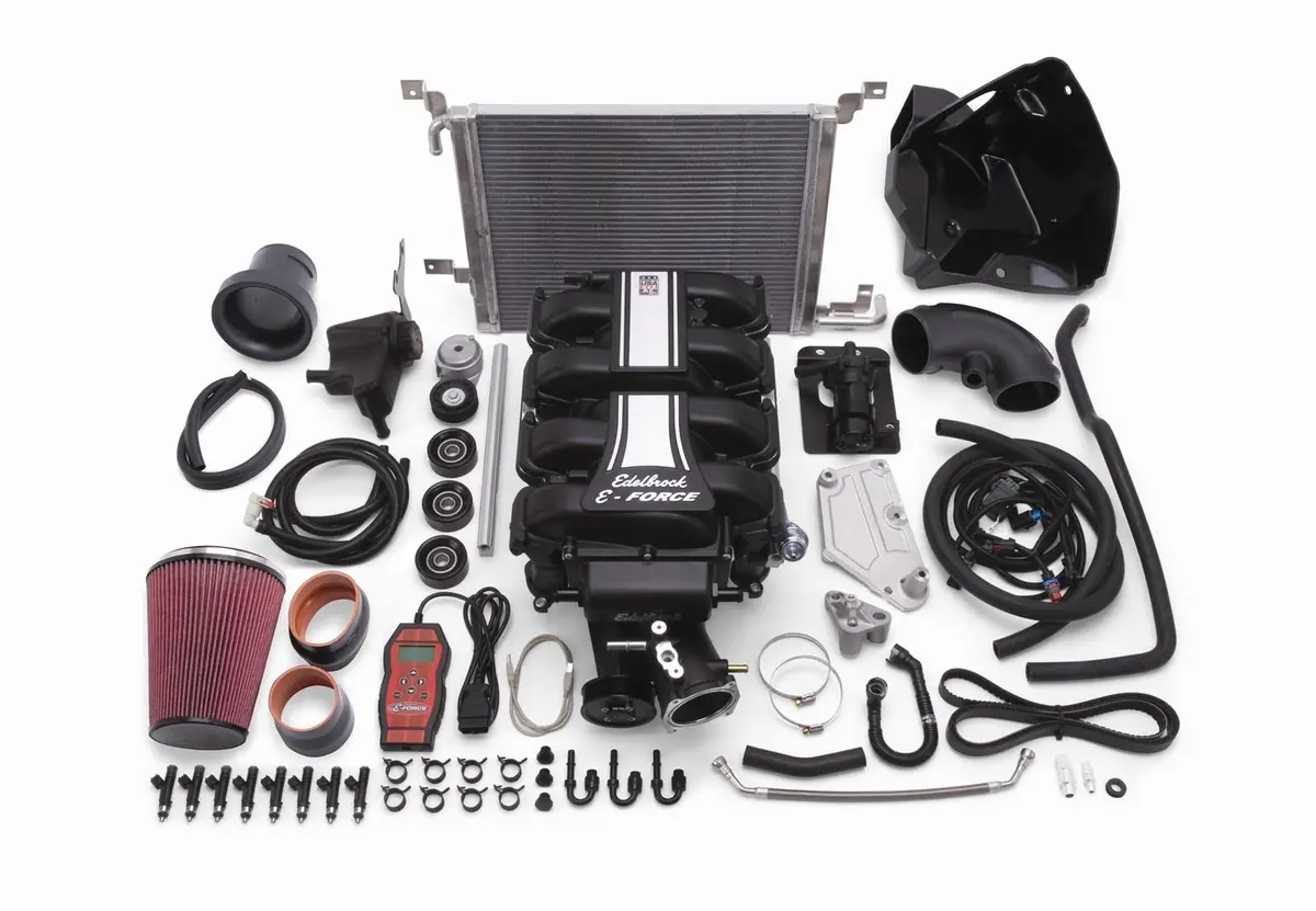 Edelbrock 15896 E-Force Tvs2300 Supercharger Kit – Mustang Stage 2 Track System 1