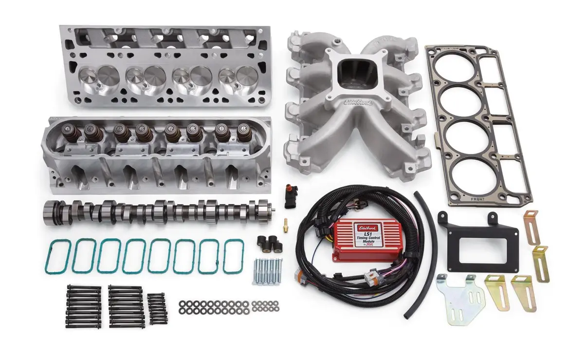 Edelbrock Vic Jr. Ls1 Top-End Power Package – Complete Engine Kit (2081) 1