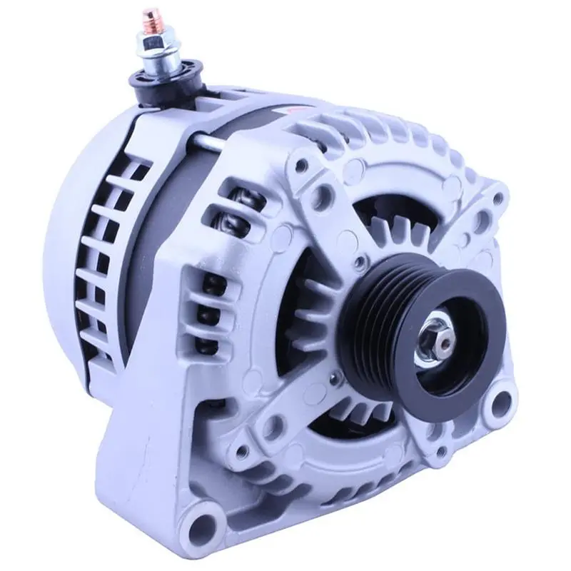 Flaming River Fr1194P High-Output Alternator – 12V, 100A, Polished Finish 1