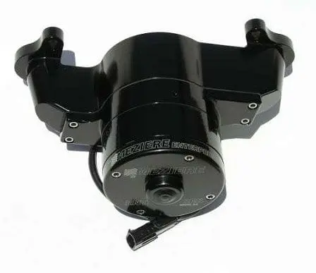 Small Block Chrysler Electric Water Pump – Compact Black-Anodized Cooling Unit (Mzwp114S) 1