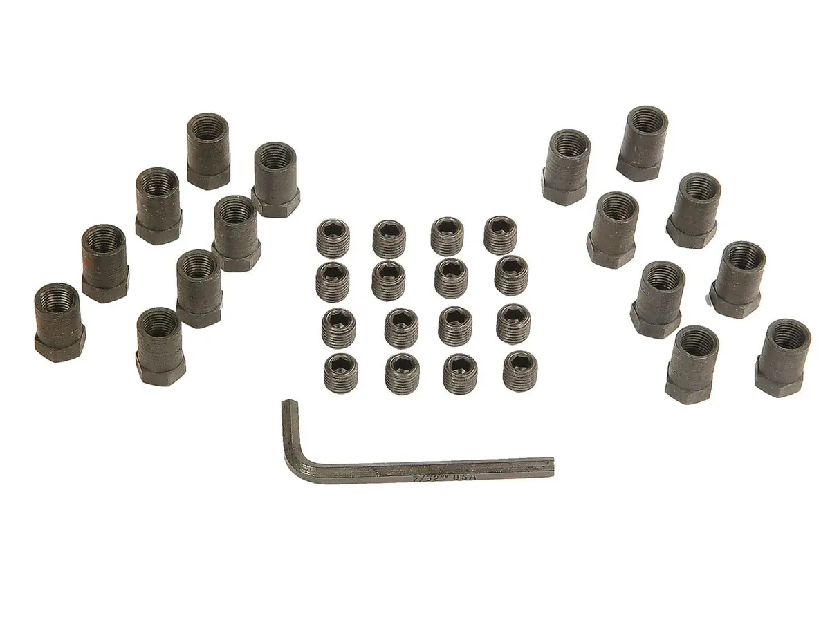 Mr. Gasket Sure-Lock Rocker Arm Nuts - Self-Locking, Zinc-Plated Steel 1