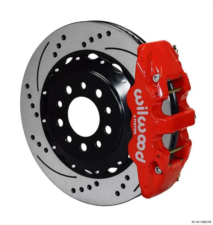 Wilwood Aero4 Big Brake Rear Conversion Kit - 140-13698-Dr 1