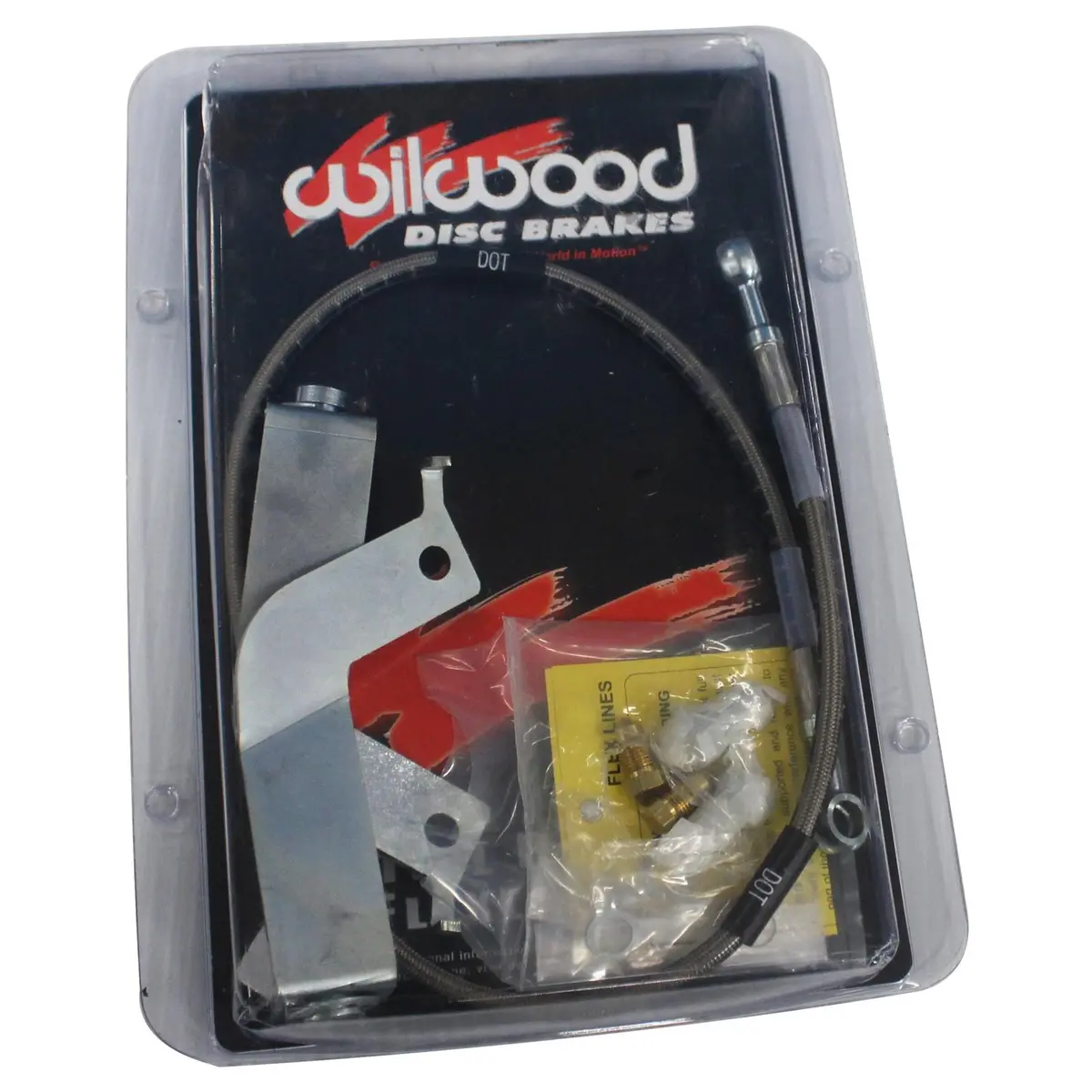 Wilwood 220-12202 Brake Flexline Installation Kit – Dot-Compliant Hose Assembly 1