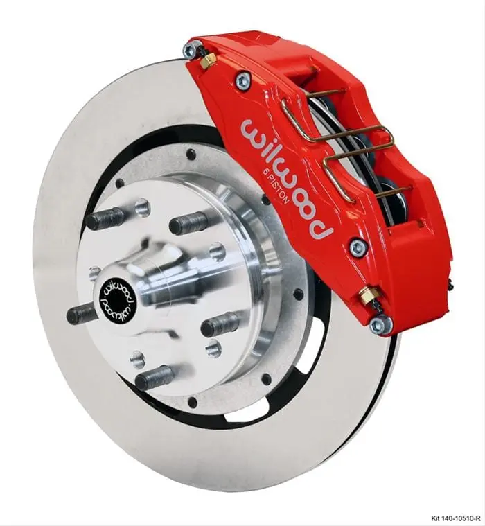 Wilwood 140-12837-R Forged Dynapro 6-Piston Front Big Brake Kit 1